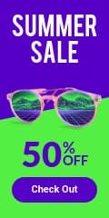 Eyewear Summer Sale Vertical Banner