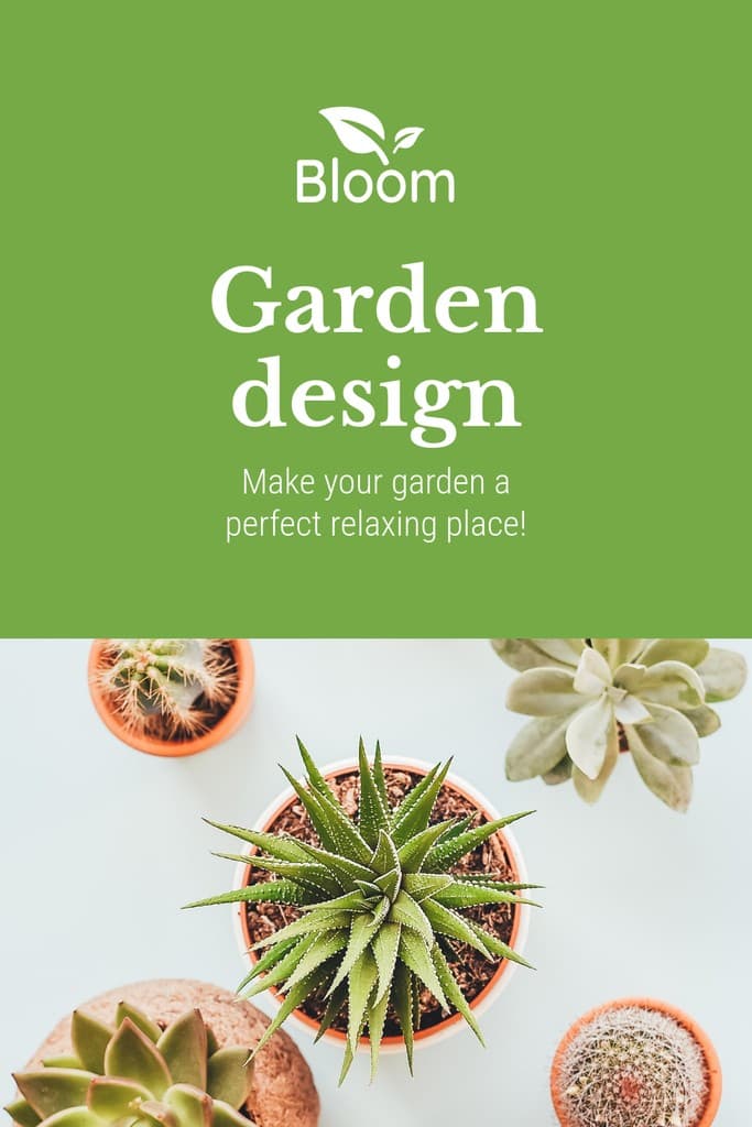 Perfect and Relaxing Garden Design Pinterest Pin Tall