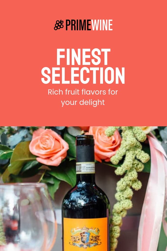 Finest Selection of Fruity Wines Pinterest Pin Tall