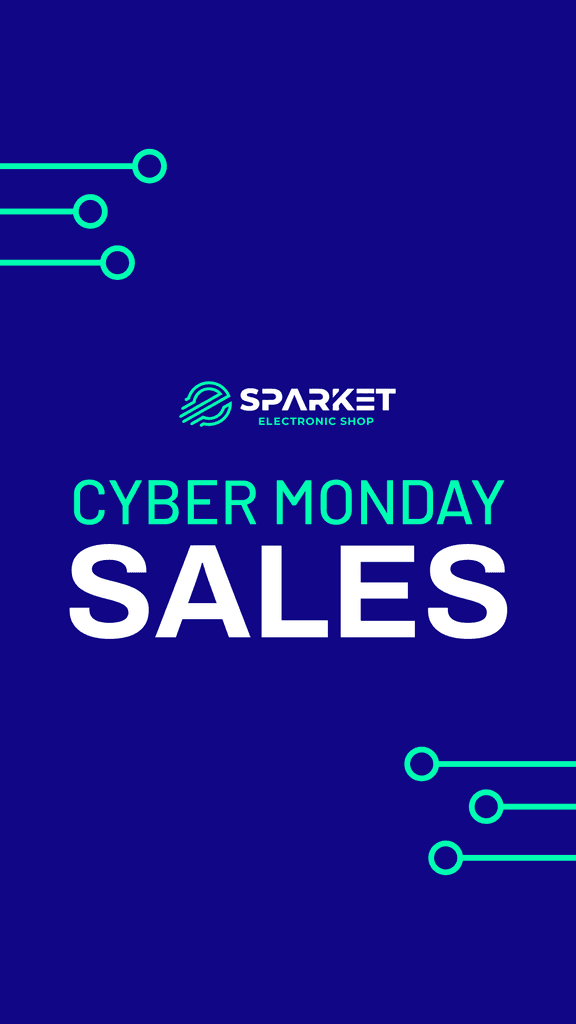 Electronic Shop Cyber Monday Sales Story
