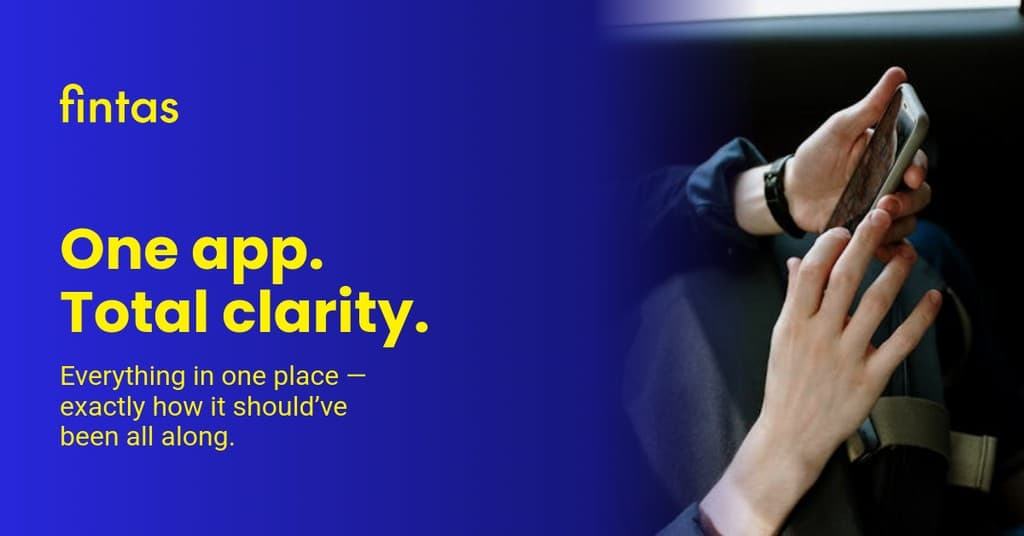One App with Total Clarity Fintas Finance Animated Facebook Sponsored Message