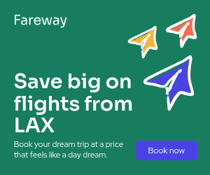 Fareway LAX Discount Flights Travel Offer Animated Inline Rectangle