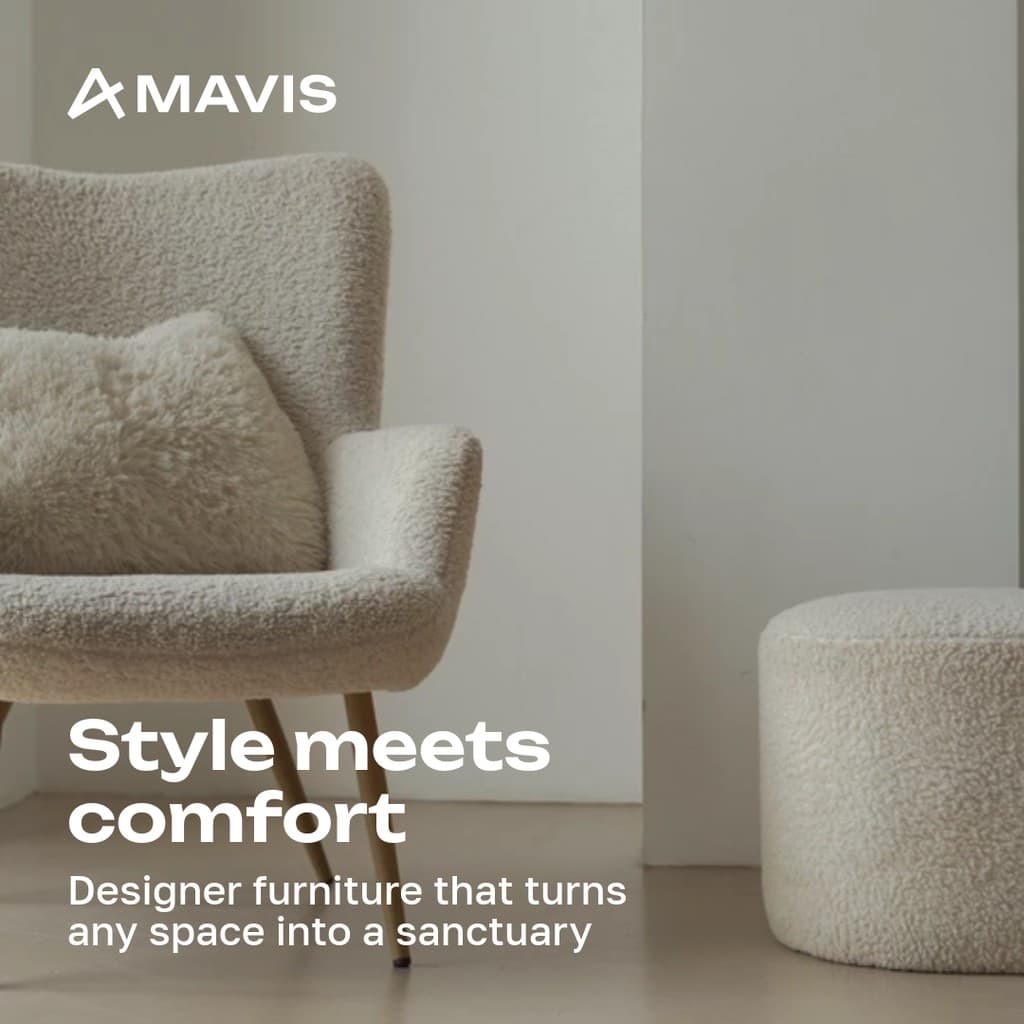 Style Meets Comfort Mavis Furniture Video Instagram Post