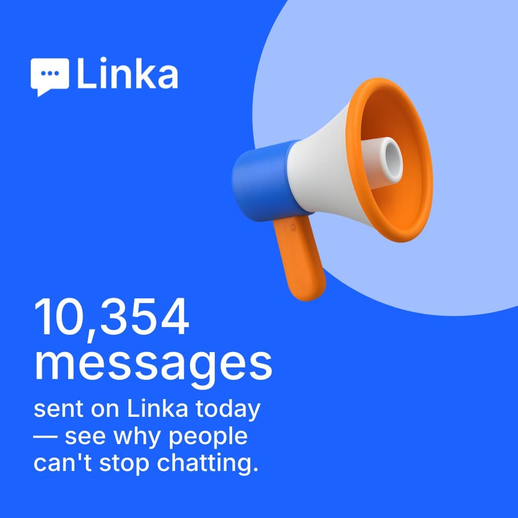 Announce Messages Sent with Linka Animated Instagram Post