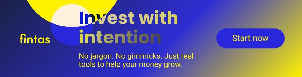 Invest with Intention Fintas Finance Animated Billboard