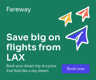Fareway LAX Discount Flights Travel Offer Animated Large Rectangle
