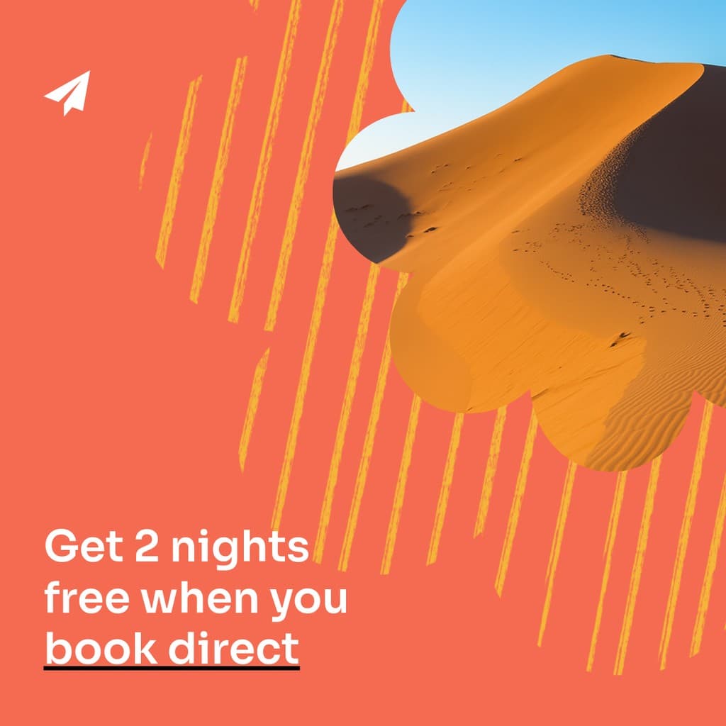 Fareway Desert Escape Travel Deal Animated 