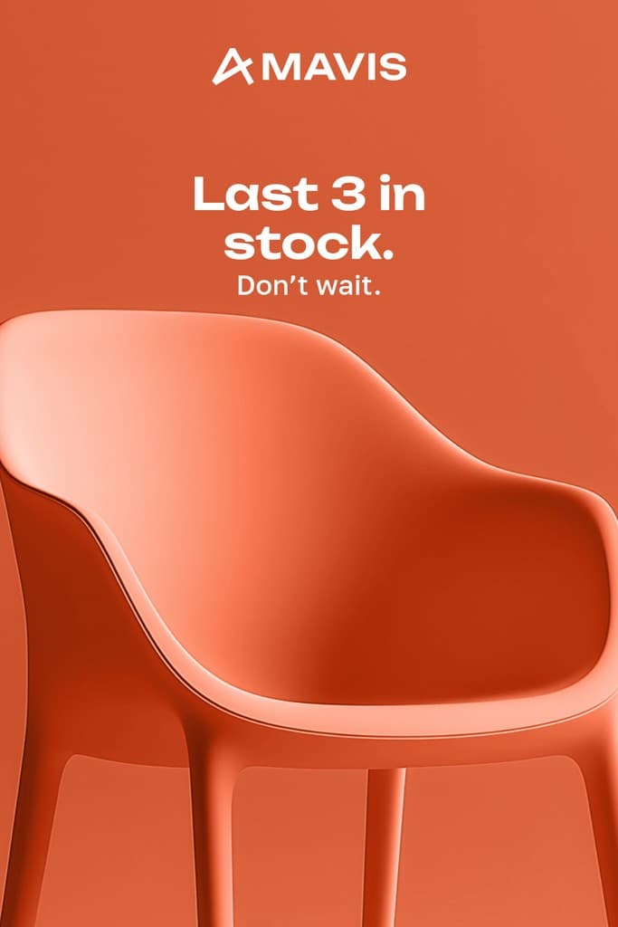 Last 3 in Stock Mavis Furniture Animated Pinterest Pin Tall