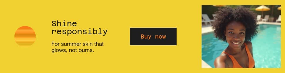 Glow Confidently Glaze Beauty Products Animated Billboard