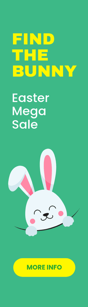 Find the Bunny Easter Mega Sale Portrait