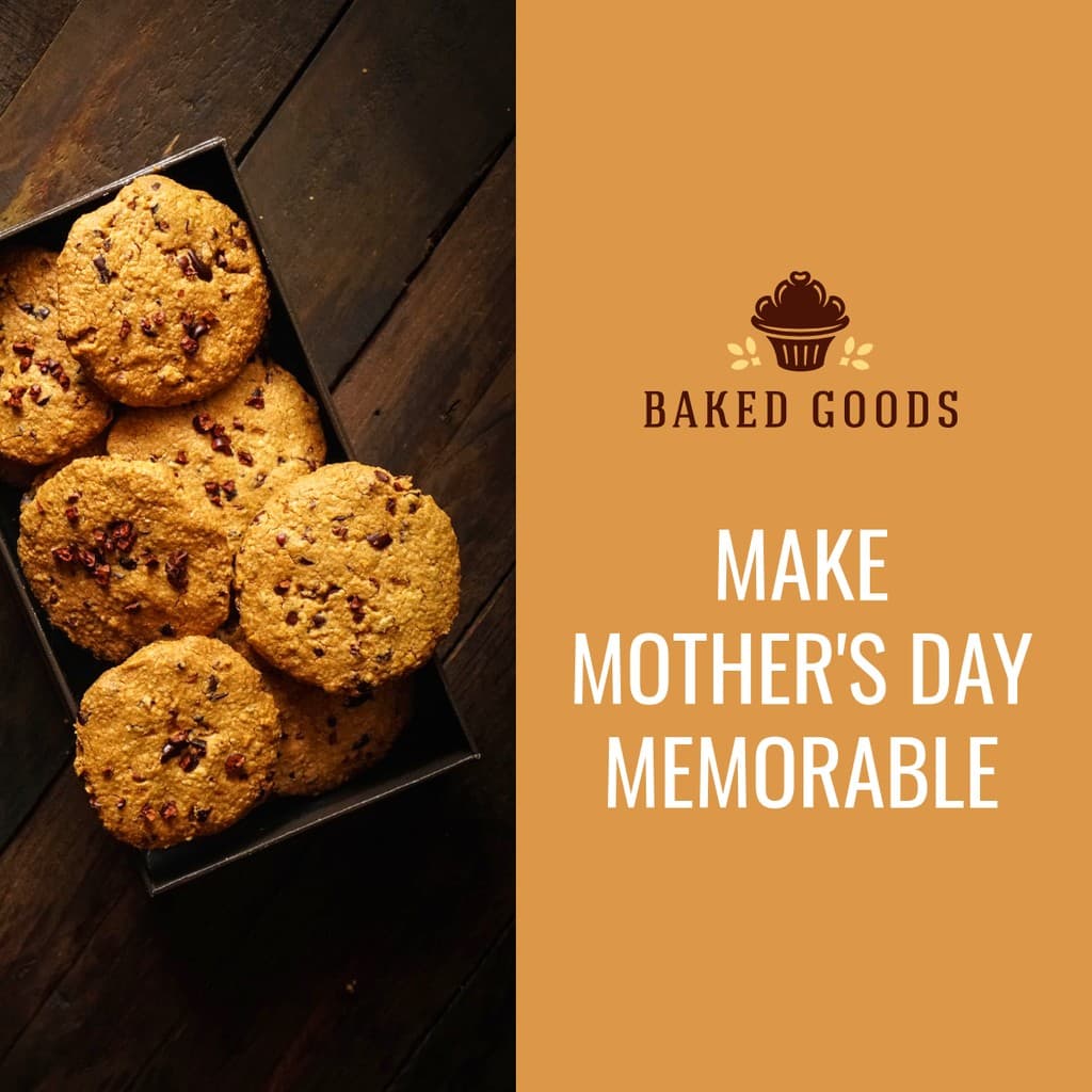 Make Mother's Day Memorable Bakery Facebook Square Post