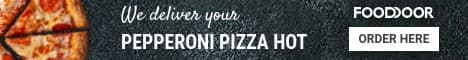 Pepperoni Pizza Delivery FoodDoor Main Banner