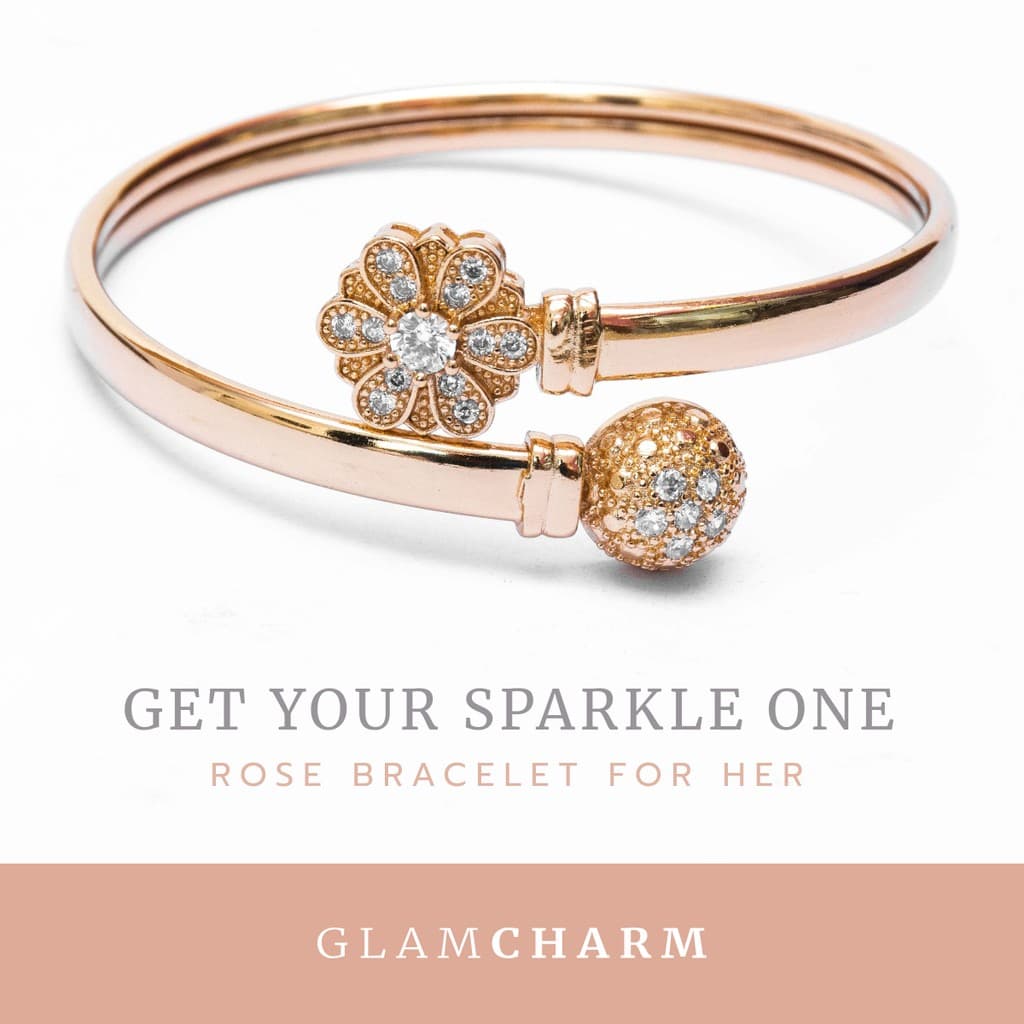 Sparkle One Rose Bracelet Facebook Square Post