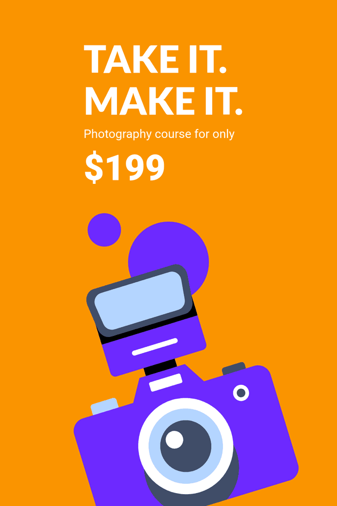 Take It Make It Photography Course Pinterest Pin Tall