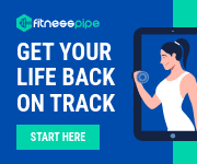 Life Back on Track with Fitness Small Rectangle