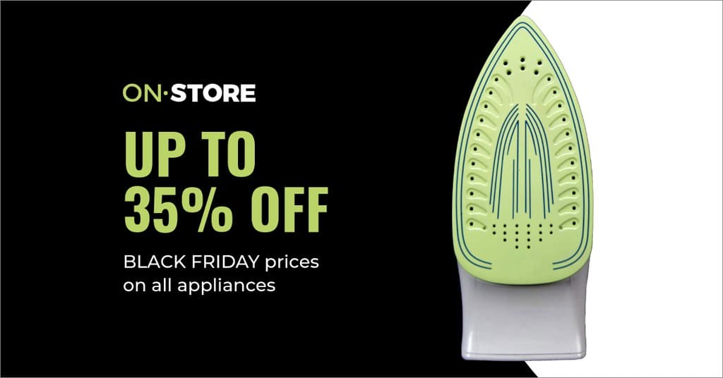 Black Friday Prices on all Appliances Facebook Sponsored Message