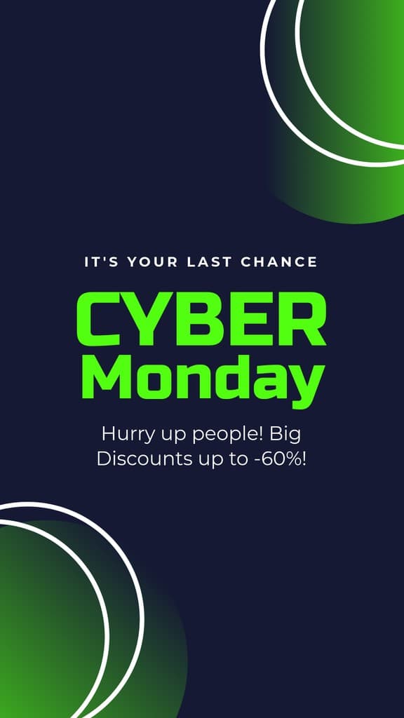 Cyber Monday Big Discounts Last Chance Story