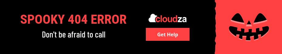 Spooky Halloween 404 Top Banner