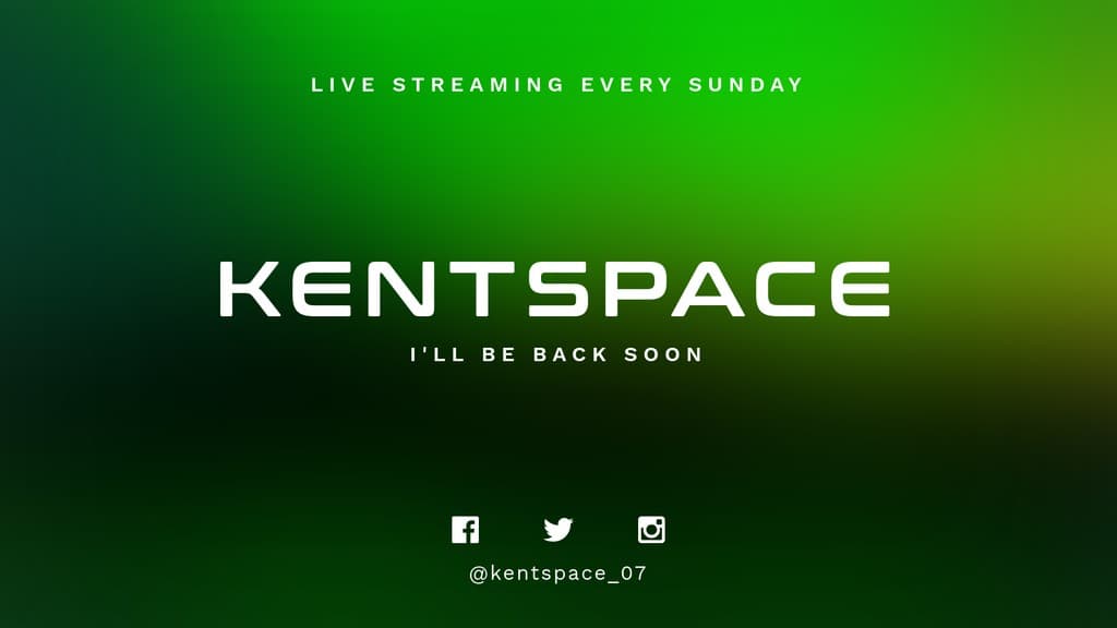 Green Kentspace Twitch Video Cover Twitch Video Player Banner