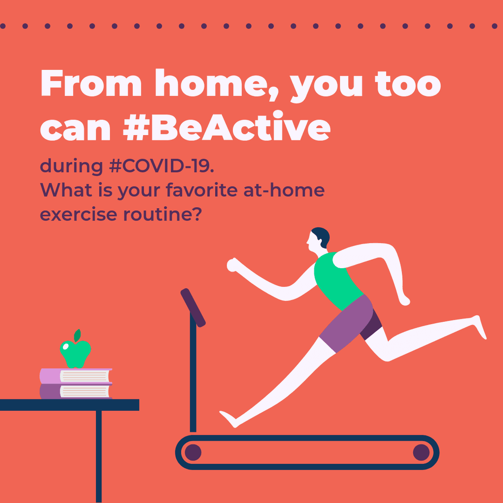 Covid-19 Home Sport Be Active Instagram Post