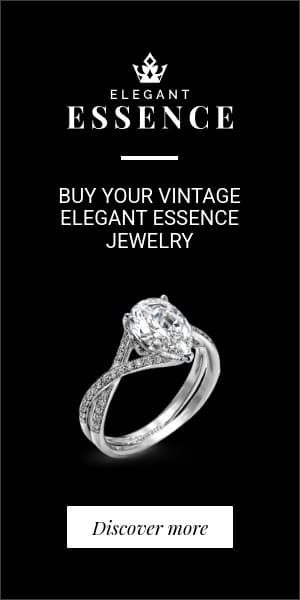 Vintage Diamond Ring Jewelry Half Page