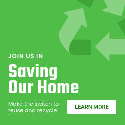 Save our Home and Recycle Earth Day Square