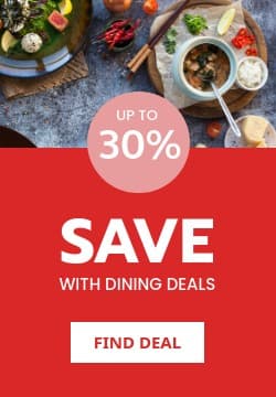 Save Money with Dining Deals Triple Widescreen