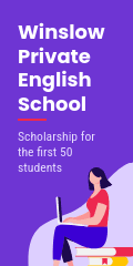 Private English School Vertical Banner