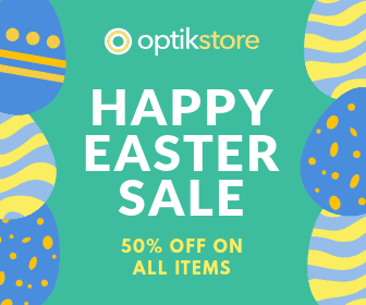 Happy Easter Sale Colored Eggs Large Rectangle