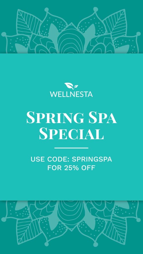 Teal Elegant Spring Spa Special Story
