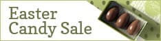 Green Easter Candy Sale Half Banner