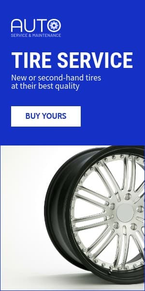 Best Quality Car Tire Service Animated Half Page