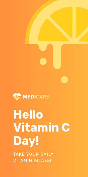 Daily Intake on Vitamin C Day Half Page