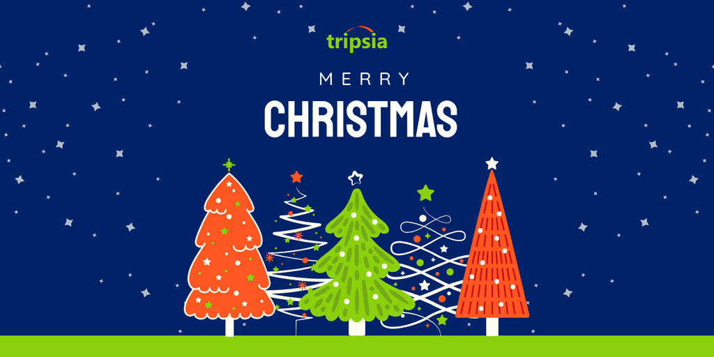 Merry Christmas Pine Tree Celebration