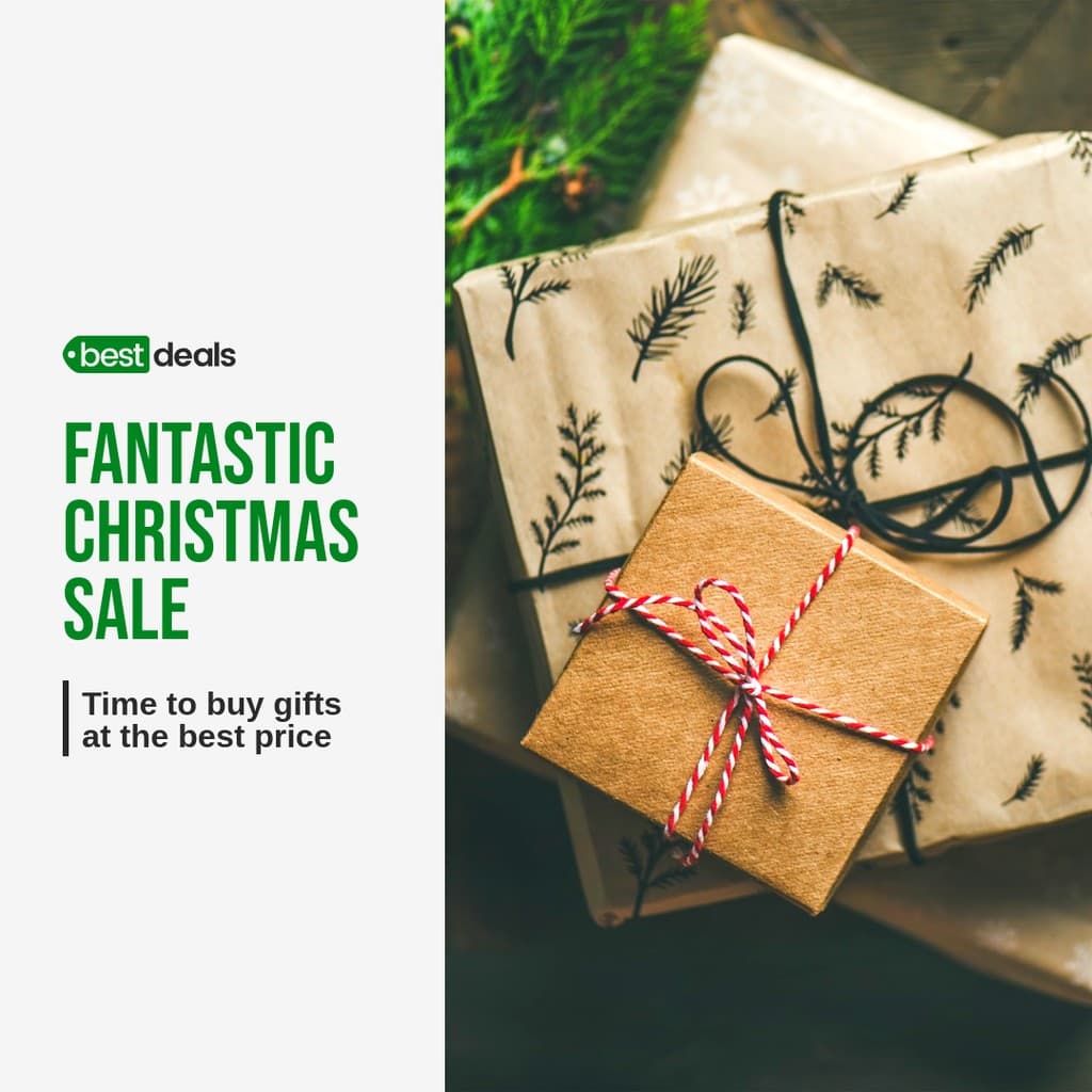 Fantastic Christmas Sale to Buy Gifts Instagram Post