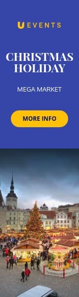 Christmas Holiday Mega Market Wide Skyscraper