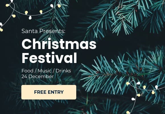 Santa Presents Christmas Festival Netboard
