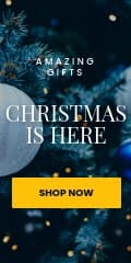 Amazing Christmas Is Here Vertical Banner