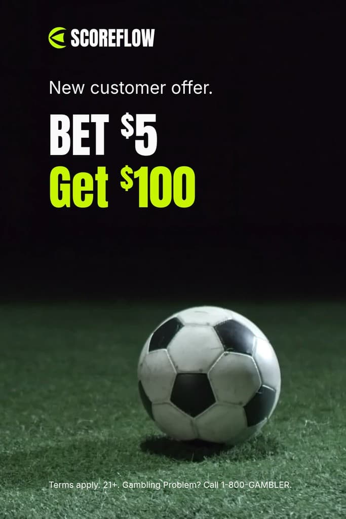 Bet Five Get Hundred Soccer Scoreflow Betting Video Pinterest Pin Tall