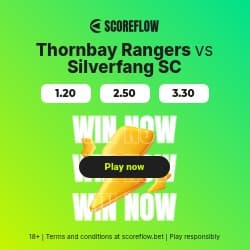 Silverfang vs Thornbay Scoreflow Betting Animated Square
