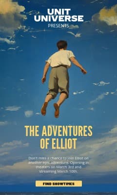 The Adventures of Elliot Unit Universe Movie Animated Vertical Rectangle