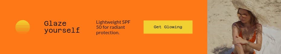 Glaze Beauty Products for Sun Protection Video Top Banner