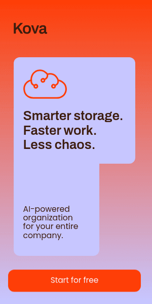 Smarter Storage Kova Software Animated Half Page