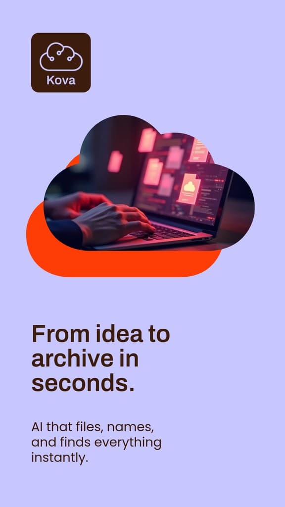 Idea to Archive Kova Software Animated Story