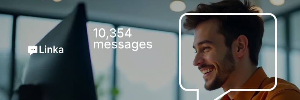 Messages Sent on Linka Animated X Header