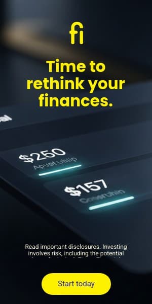 Rethink Your Finances Fintas Finance Animated Half Page