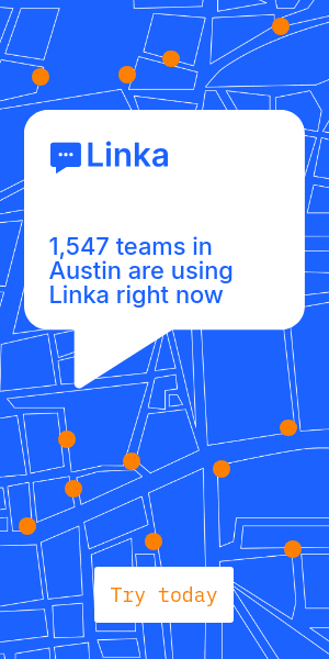 Linka Network in Austin Animated Half Page