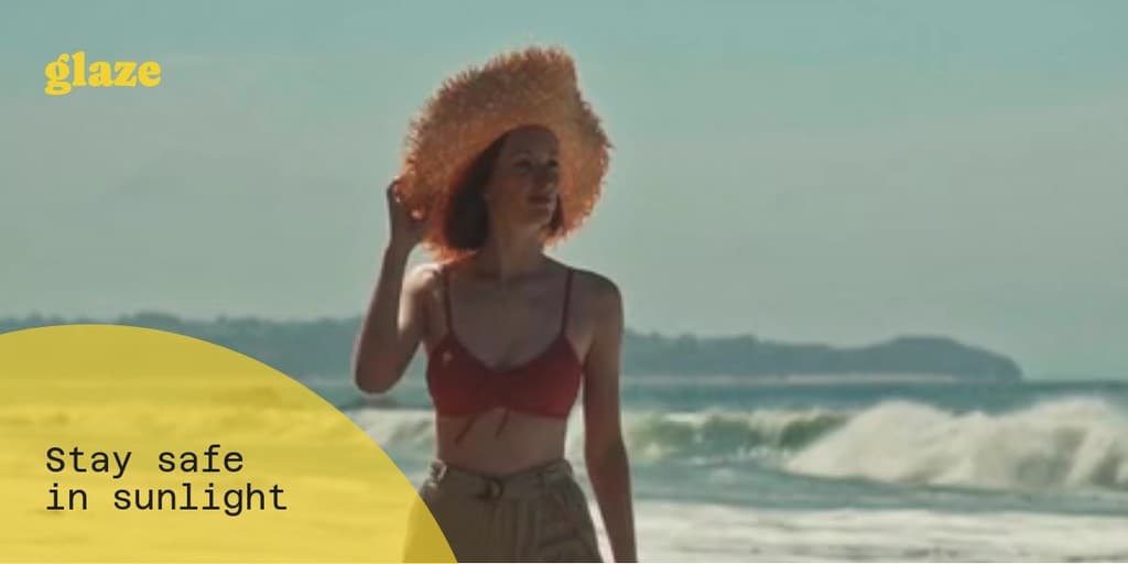 Safe in Sunlight Glaze Skincare Video X Image Post