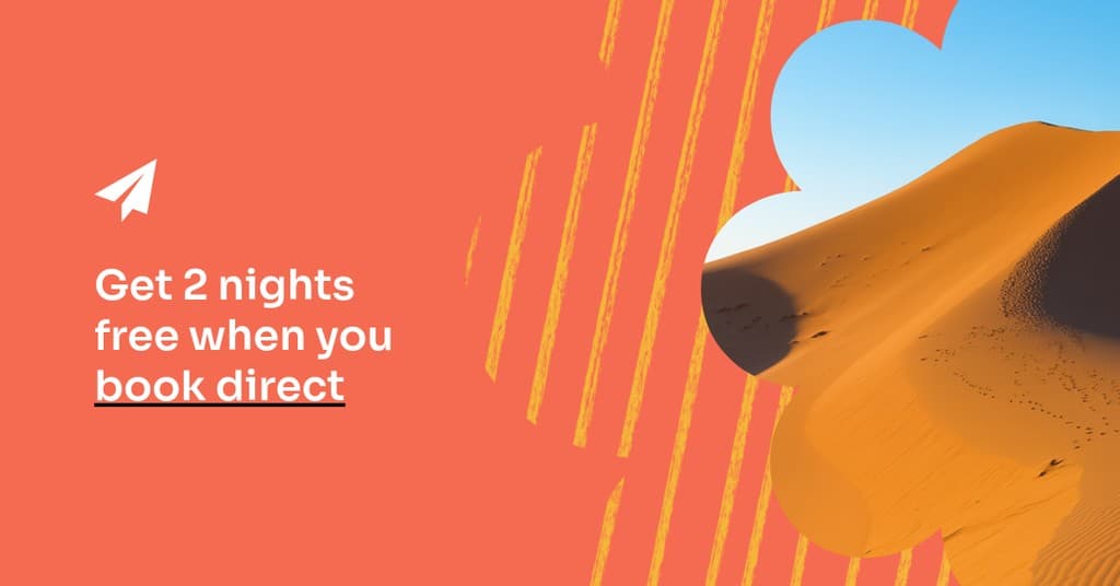 Fareway Desert Escape Travel Deal Animated Facebook Sponsored Message