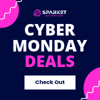 Blue Cyber Monday Pink Deals Small Square